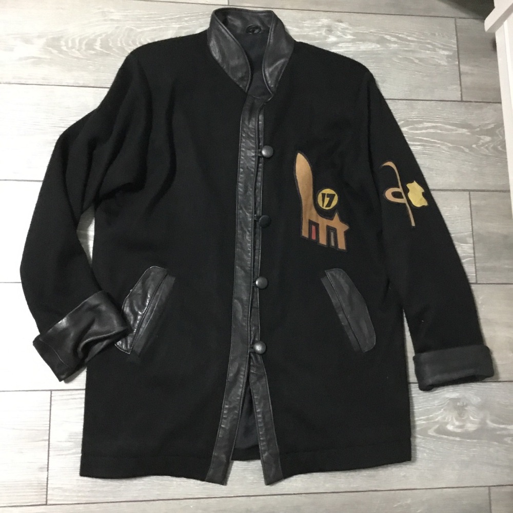 Vintage Joan Miro Inspired Abstract Art Jacket By RabeK Vera Pelle M - Picture 8 of 11